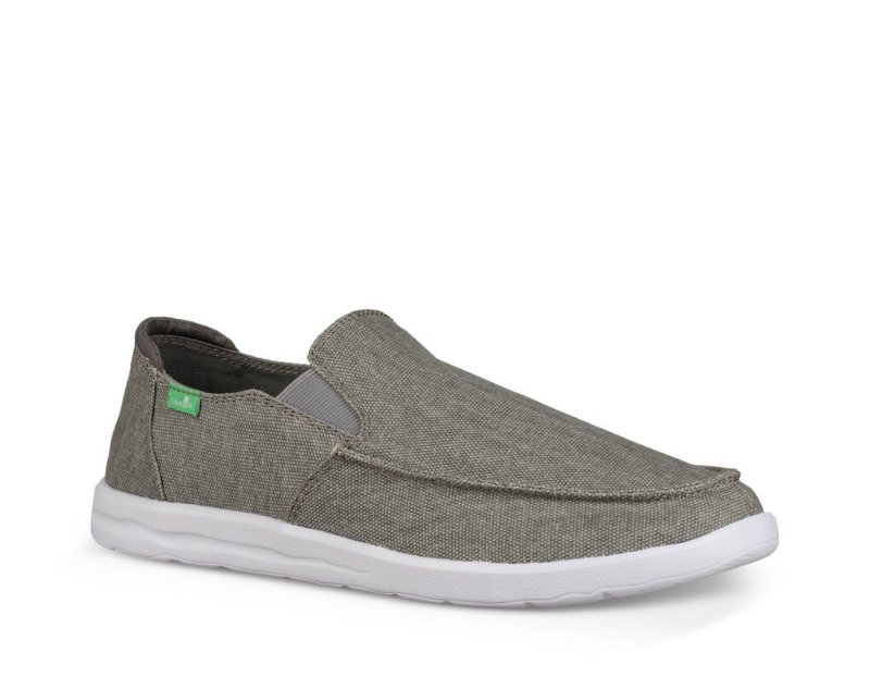 Sanuk Hi Five Men's Shoes Grey | Canada 292UZG